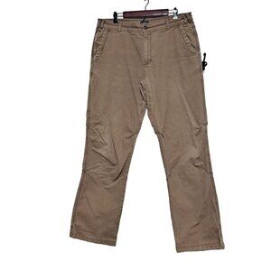 Cabela's Cargo Pants Men 38 x 34 Double Knee Workwear Biege Straight Gorpcore
